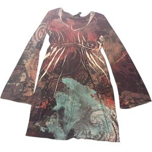 Vintage y2k early 2000s whimsigoth mini babydoll dress